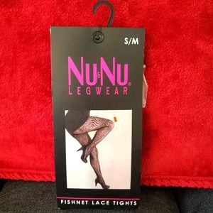 NWT-Nu&Nu Legwear Black Fishnet Tights Size S/M